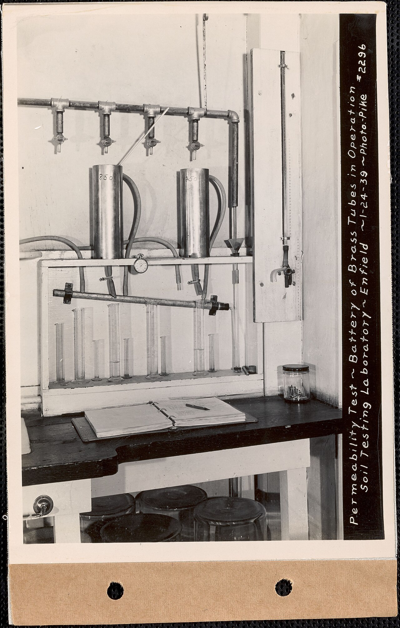 soil permeability testing apparatus
