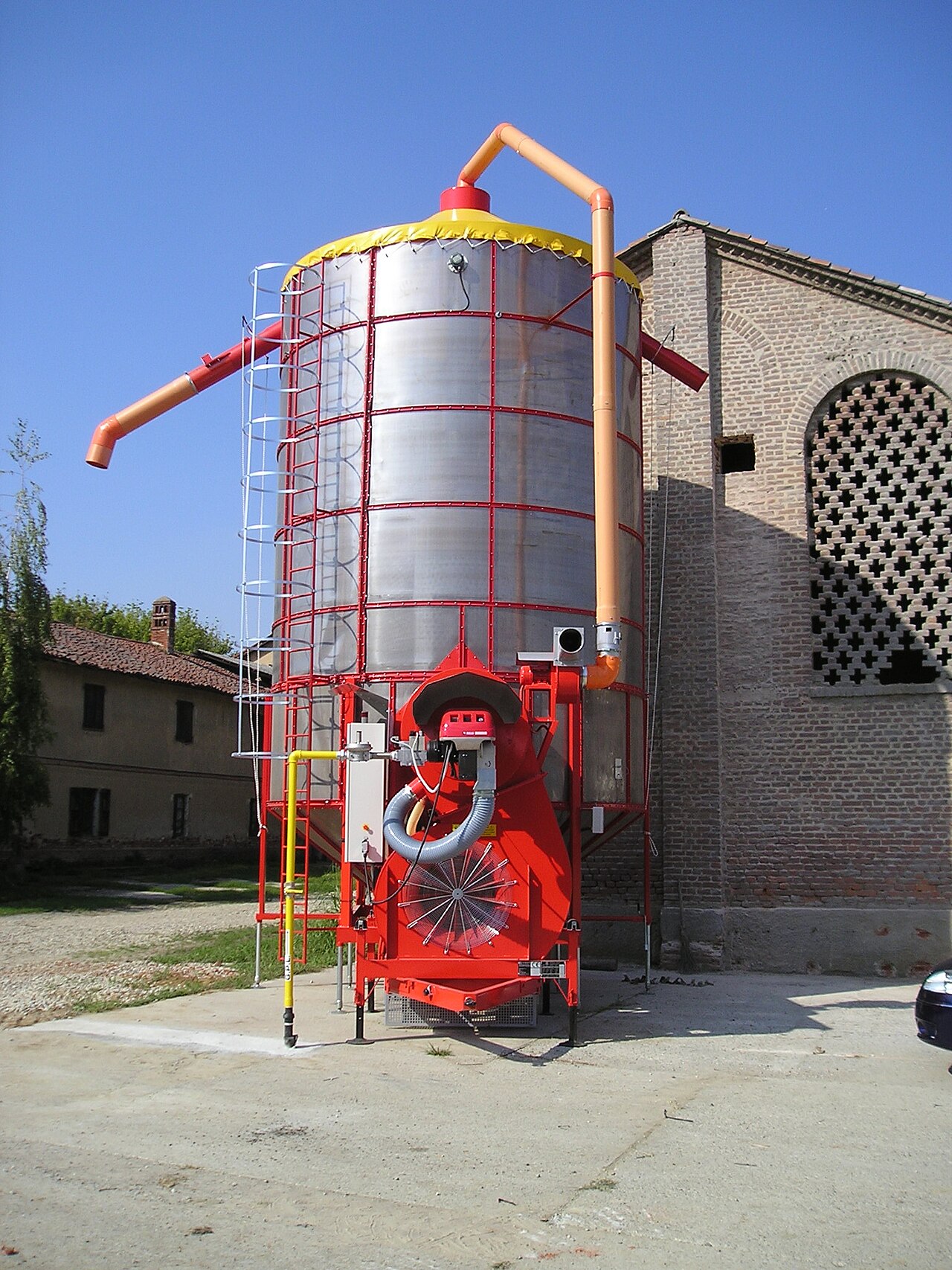 hazelnut drying and roasting machine