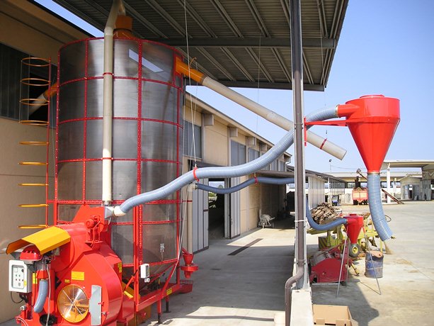 industrial hazelnut drying system