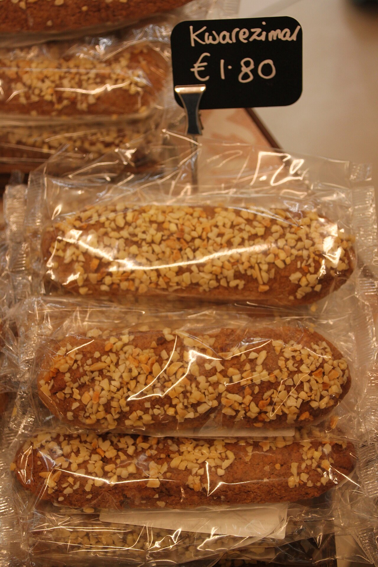 packaged hazelnut cookies for sale