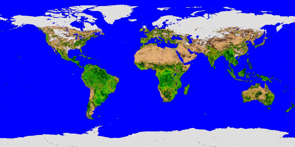 Karta vegetacijskog indeksa (NDVI) prikazuje zelenilo i fotosintetsku aktivnost